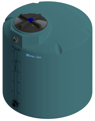 300 Gal ProChem® Potable Water Tank w/Bulkhead Fittings - Twist Lid 16